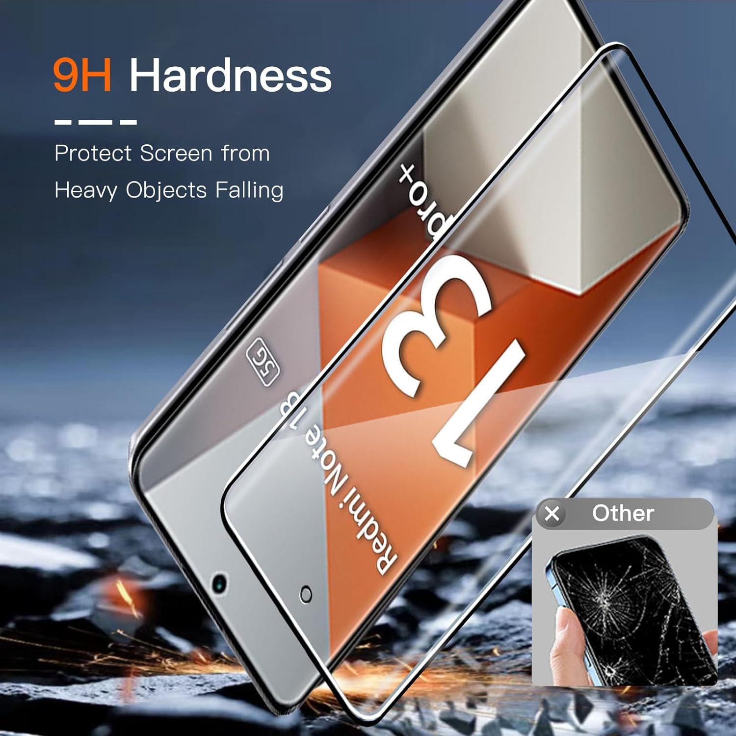 For Xiaomi Redmi Note 13 Pro+ 5G Full Screen Protector Side Glue 3D Curved Tempered Glass Film For Xiaomi Redmi Note 13 Pro+ 5G Full Screen Protector Side Glue 3D Curved Tempered Glass Film